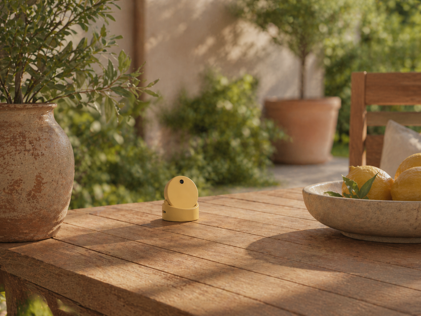 Pod in a garden
